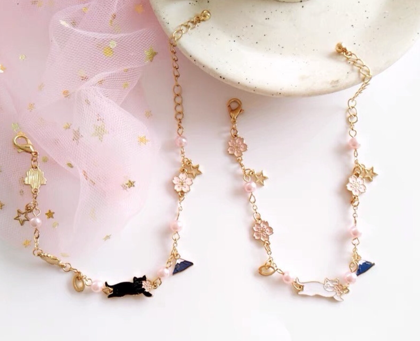 Fiji Cat Charm Bracelet