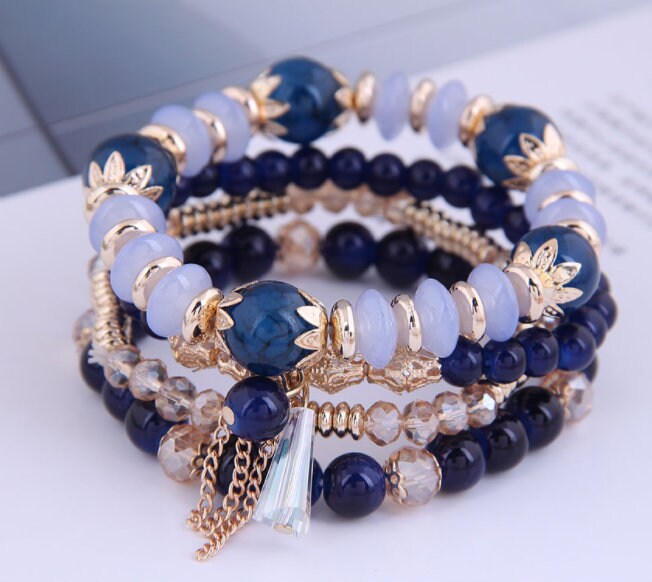 Crystal Beads Bracelet Set Set of - Main Image